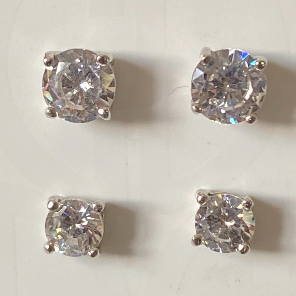 Giani Bernini 4mm/5mm Stud Earrings - Picture 3 of 7